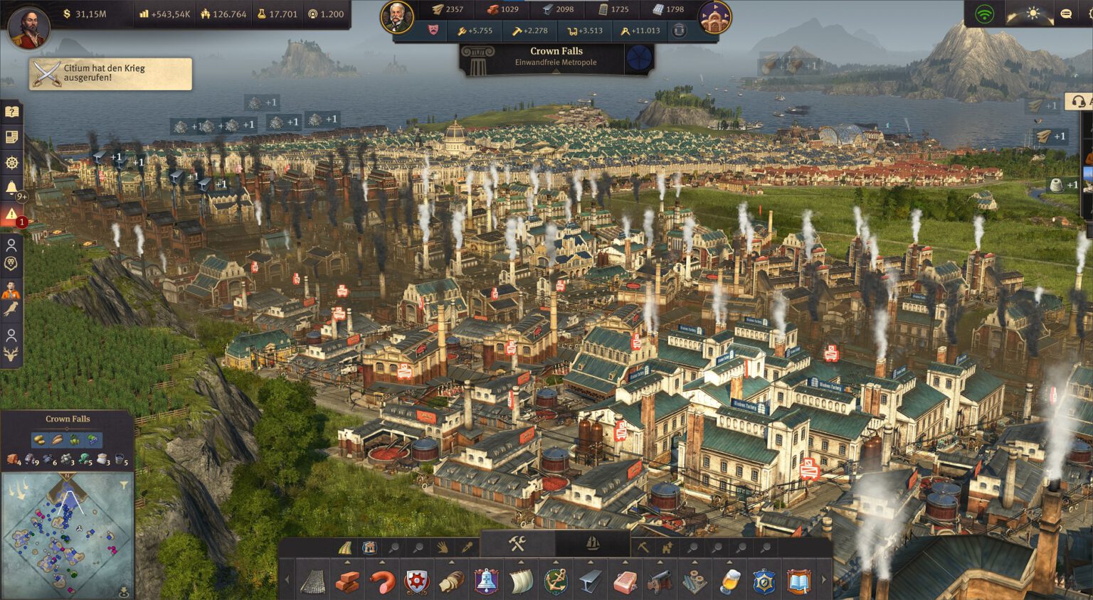 Anno 1800 Rekordstadt & Gigastadt am Kap Trelawney bauen