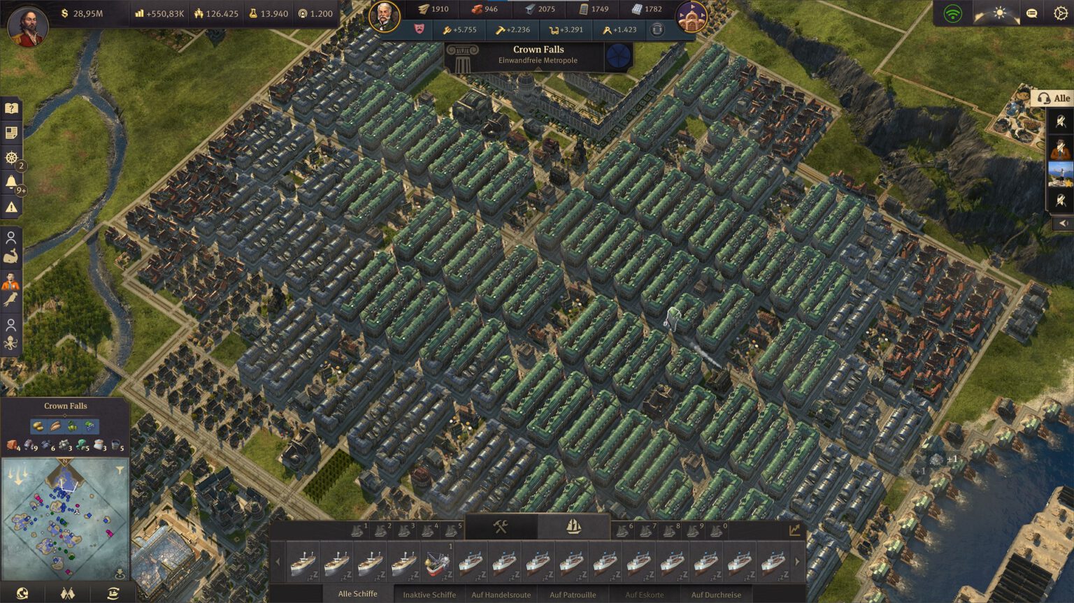 Anno 1800 Rekordstadt & Gigastadt am Kap Trelawney bauen