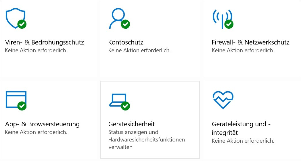 Windows-Sicherheit: Einstellungen ändern