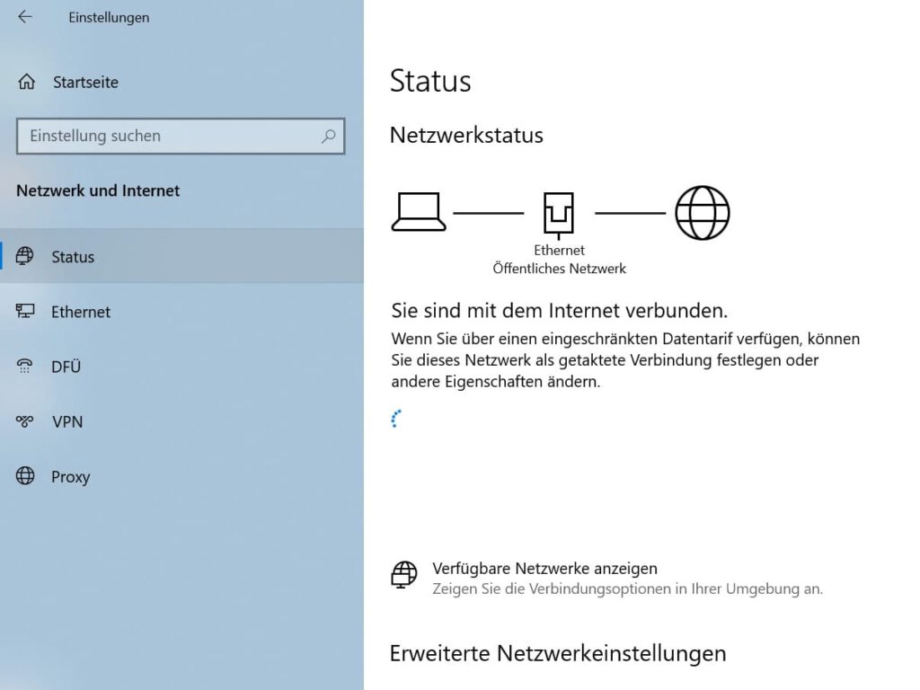 Windows 10 Internet einrichten - WLAN und LAN