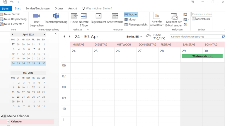 Outlook-Kalender lässt sich nicht freigeben - Kalender freigeben - Lösung – bestetipps.de - Ihr 